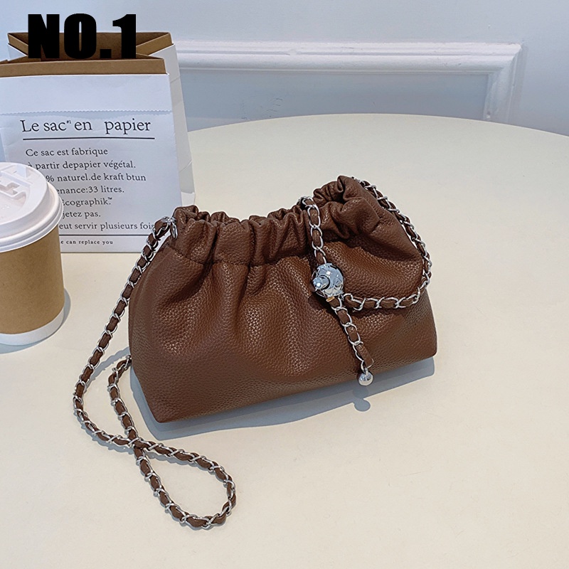 NO.1 Túi nữ đeo vai dây xich Túi xách Nữ đeo vai Chéo phong cách trẻ trung 2023 NEW GDJ23909MT