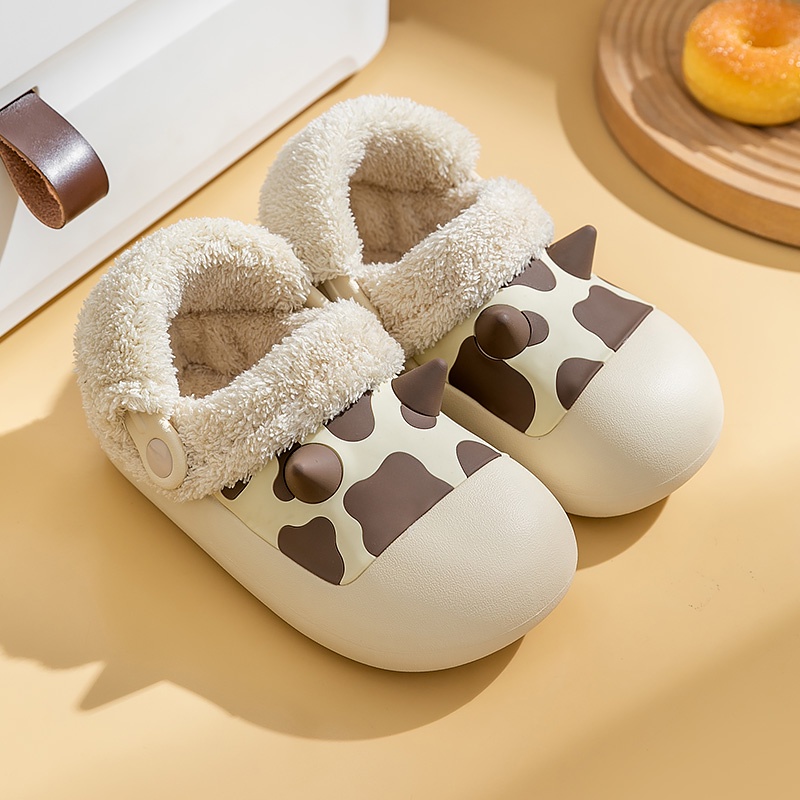 Dép cotton Chống Nước Giữ Ấm Hai Cách Sử Dụng Thời Trang Cho Bé