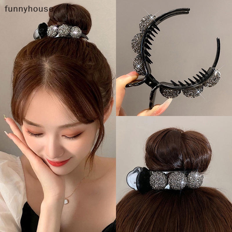 Kẹp Tóc Đính Đá Hình Nơ Xinh Xắn Cho Nữ