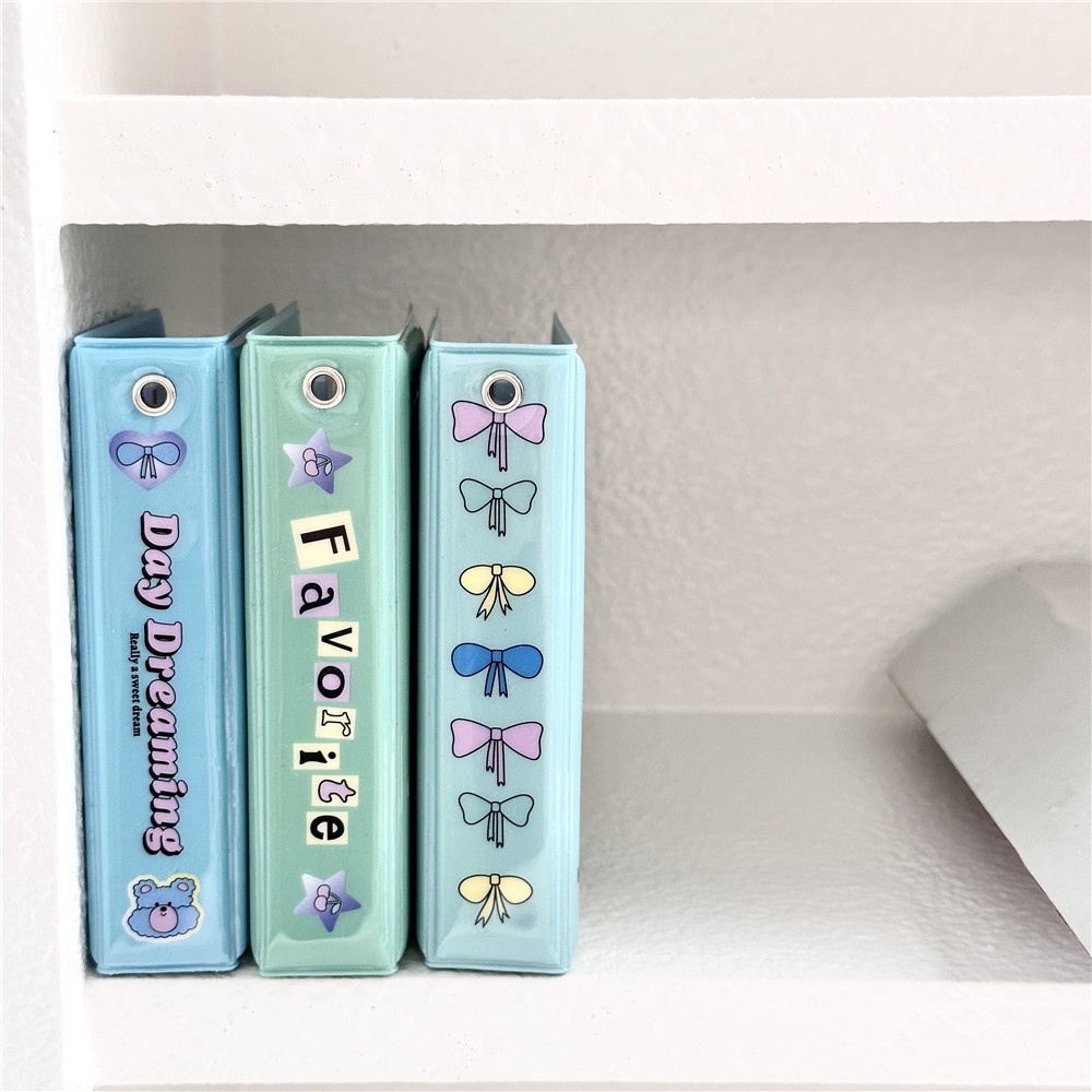 Cuốn Album Ảnh Ba inch Bằng pvc Hình Thỏ Gấu Dễ Thương