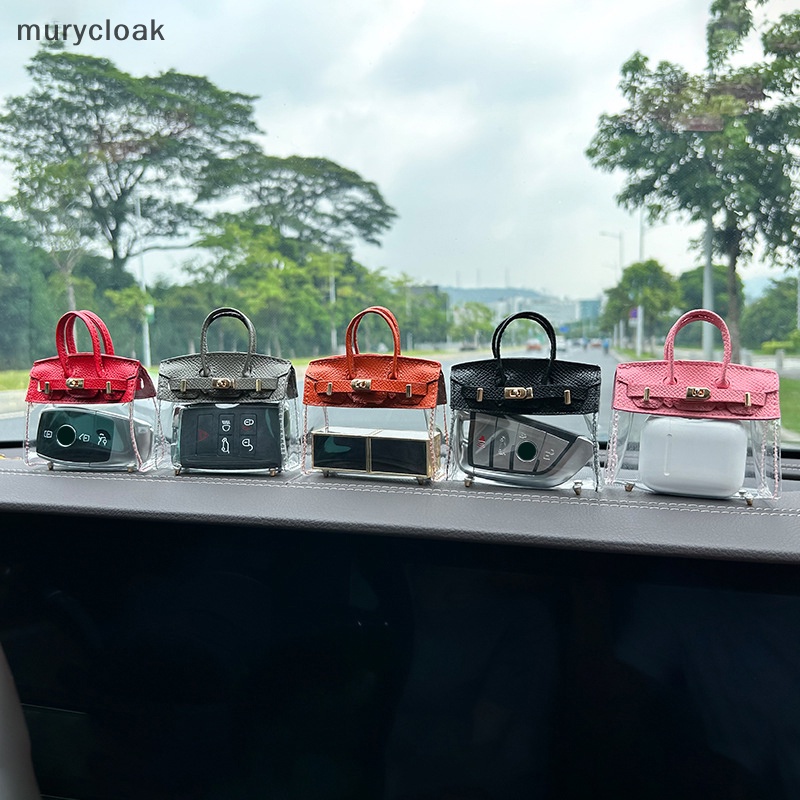 Túi Đựng Chìa Khóa Xe Hơi / Túi Đựng Mỹ Phẩm mini Trong Suốt Tinh Tế Thời Trang mur # mur #