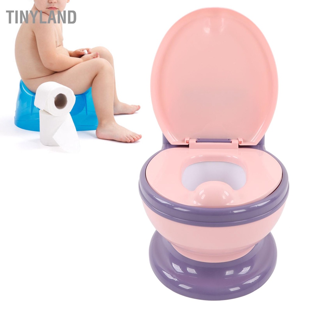 TinyLand Bô vệ sinh mô phỏng dành cho trẻ em, bô đặc biệt dành cho bé trai, bé gái, trẻ em, trẻ sơ sinh và trẻ mới biết đi kích thước lớn