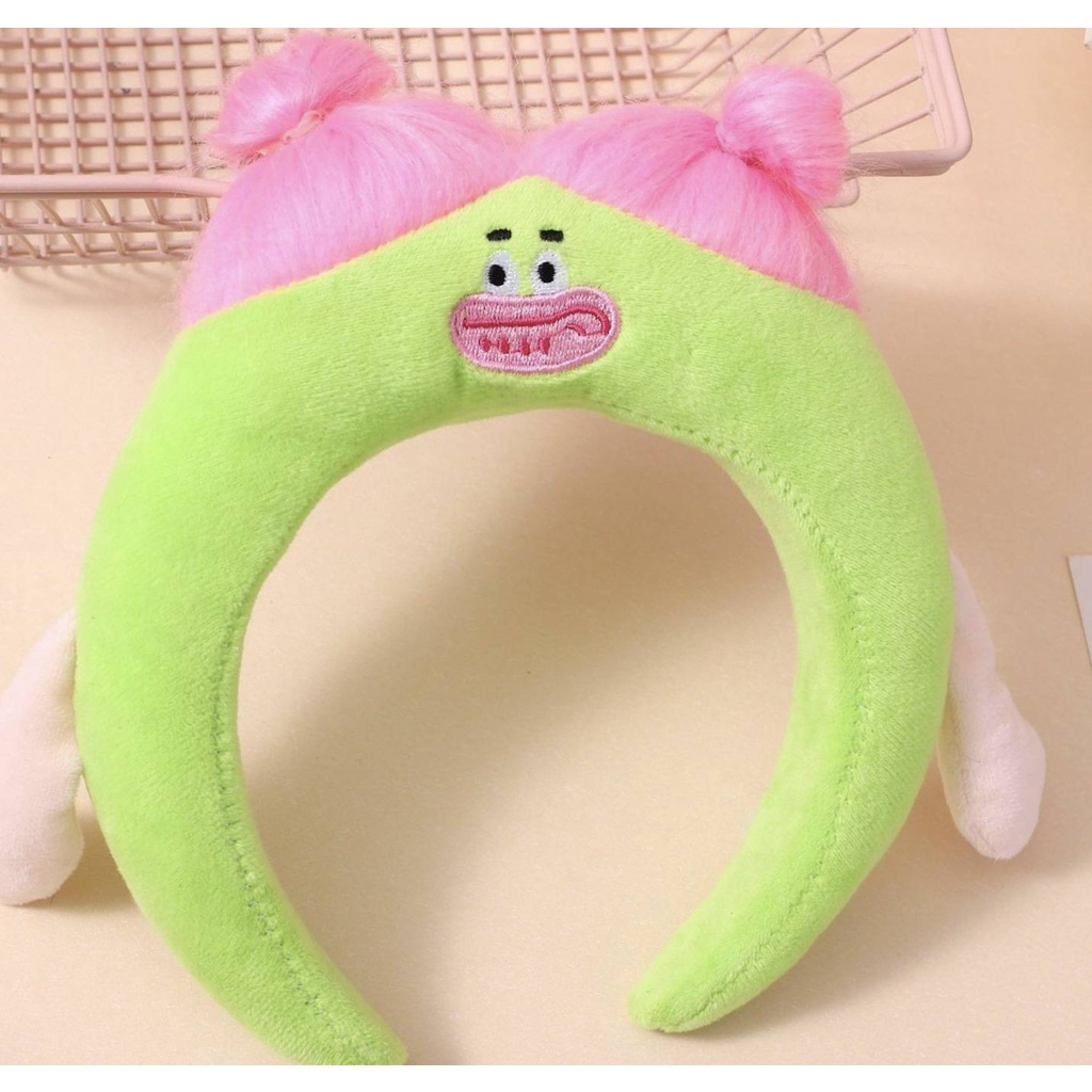 Sq3 Băng Đô Cài Tóc In Họa Tiết Hoạt Hình Vui Nhộn Thời Trang Cho Nữ