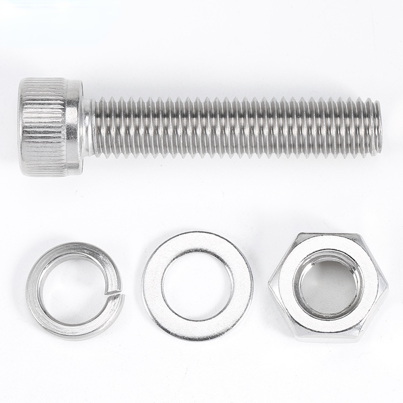 Bộ Bu Lông Đầu Lục Giác Bằng Thép Không Gỉ 304 m4 m5