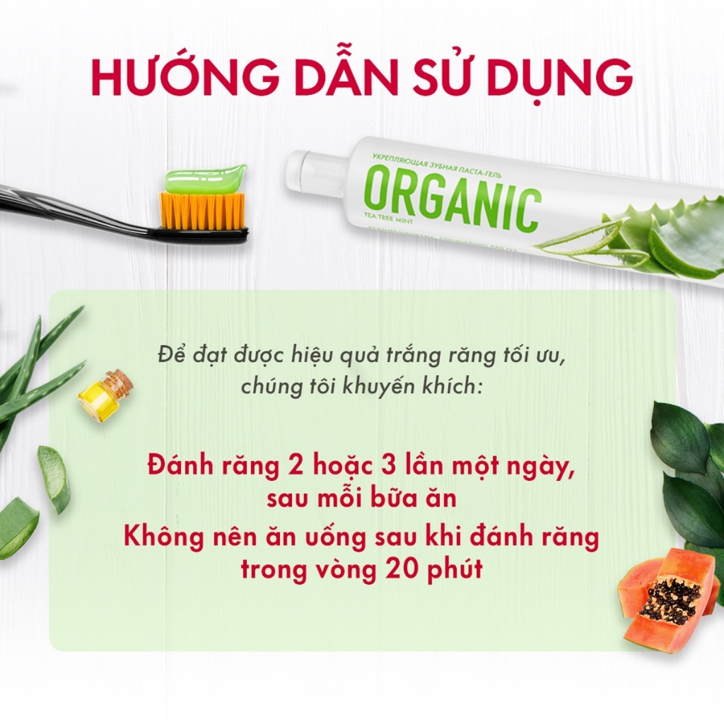 Kem Đánh Răng Bảo Vệ Men Răng SPLAT Organic Special Dạng Gel Thành Phần Tự Nhiên An Toàn Cho Cả Phụ Nữ Mang Thai 75ml