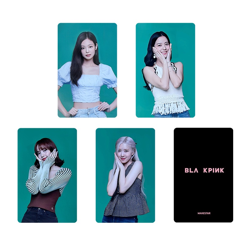 Set 4 Tấm Ảnh lomo Card Nhóm Nhạc Blackpink kpop jennie jennie jisoo lisa rose lomo