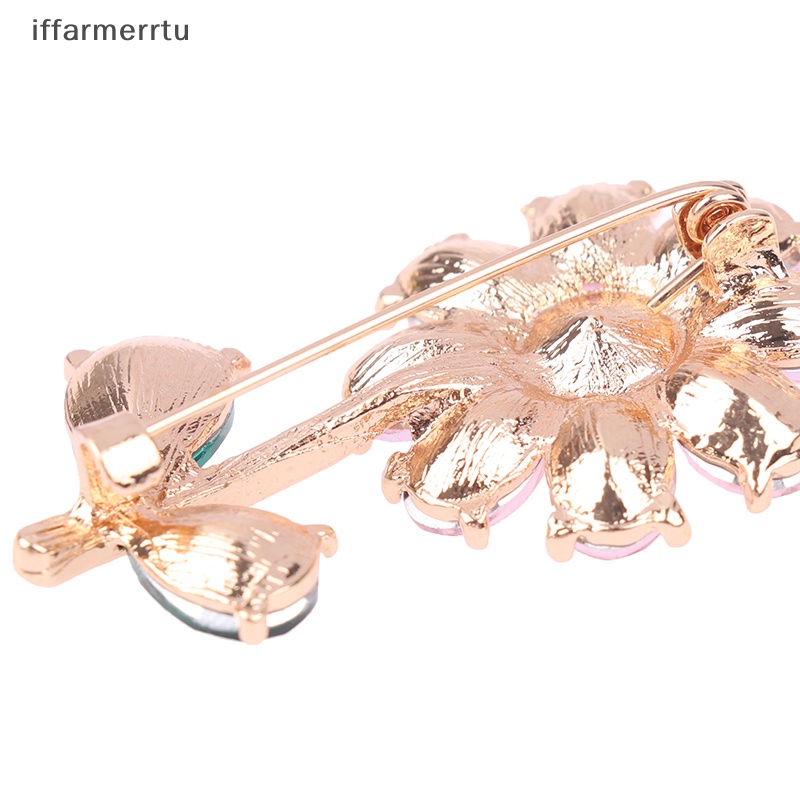 Ghim Cài Áo Hình Thỏ / Mèo / Hoa / Trái Tim Bằng Hợp Kim Màu Vàng Dễ Thương Cho Nữ