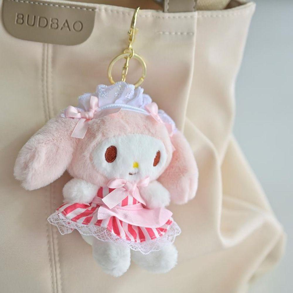 Móc Khóa Hình Thỏ melody cinnamoroll cinnamoroll Nhồi Bông Dễ Thương