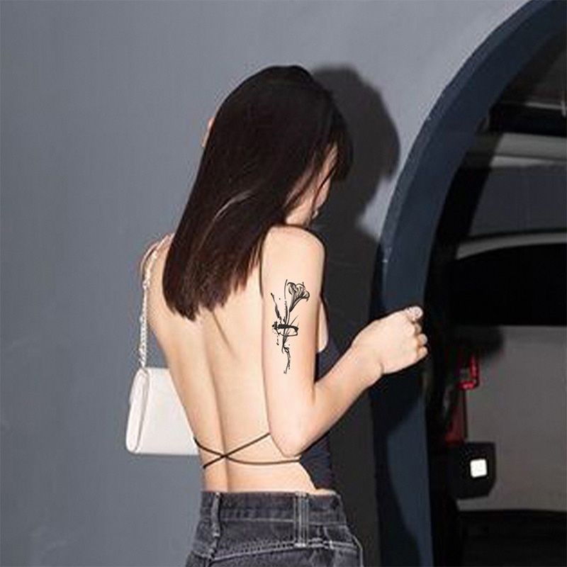 Hình Xăm Dán Tạm Thời Họa Tiết Cô Gái Gợi Cảm Chống Nước Trong 7 Ngày