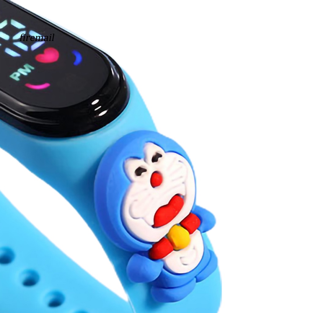 M7 Đồng Hồ Đeo Tay Kỹ Thuật Số led Cảm Ứng Phát Sáng Chống Nước Hình Búp Bê Hoạt Hình anime Cho Trẻ Em