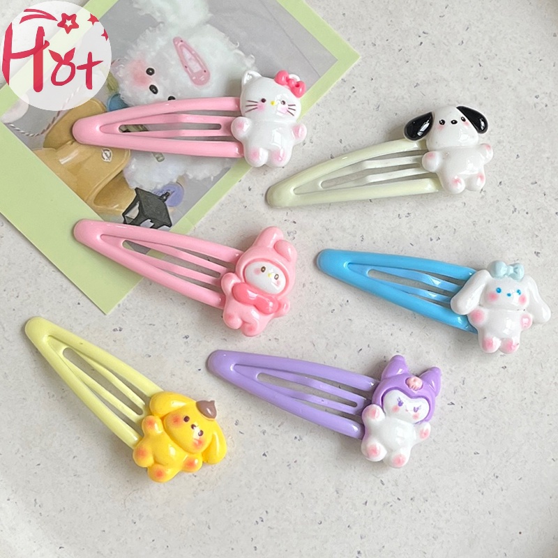 Jr Kẹp Tóc acrylic Kiểu Dáng Ngọt Ngào Dễ Thương Cho Bé Gái vn