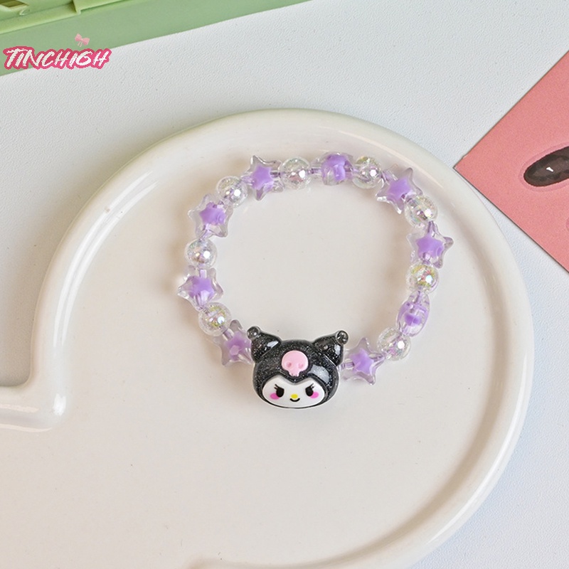 Vòng Tay Chuỗi Hạt Phong Cách kuromi Hoạt Hình kawaii Dễ Thương
