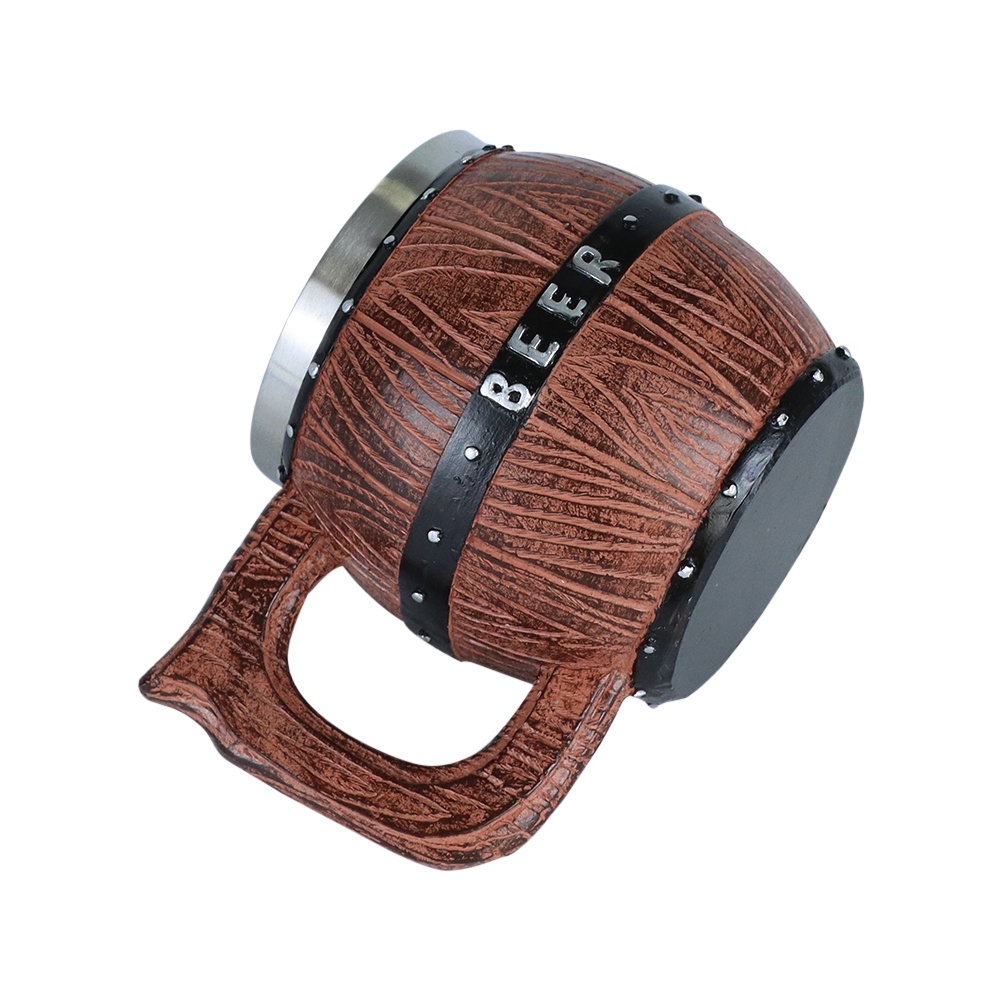 Thùng Gỗ Đựng Bia Bằng Thép Không Gỉ Sáng Tạo Kính