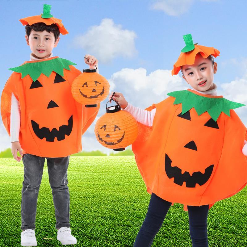 Trang Phục Hóa Trang halloween Hình Bí Ngô Dành Cho Trẻ Em Và Người Lớn