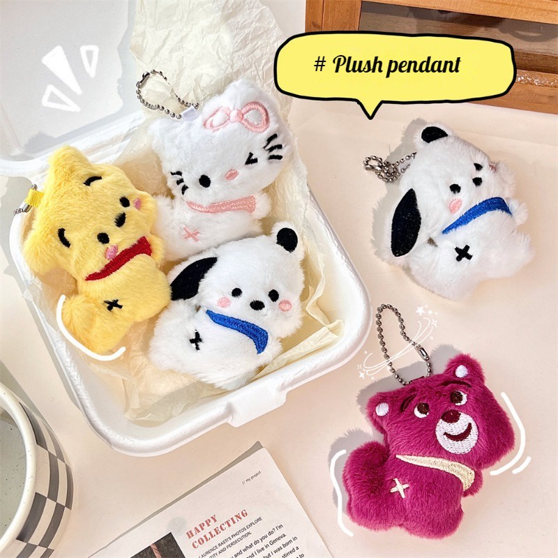 Móc Khóa Gấu Bông Hoạt Hình Đáng Yêu