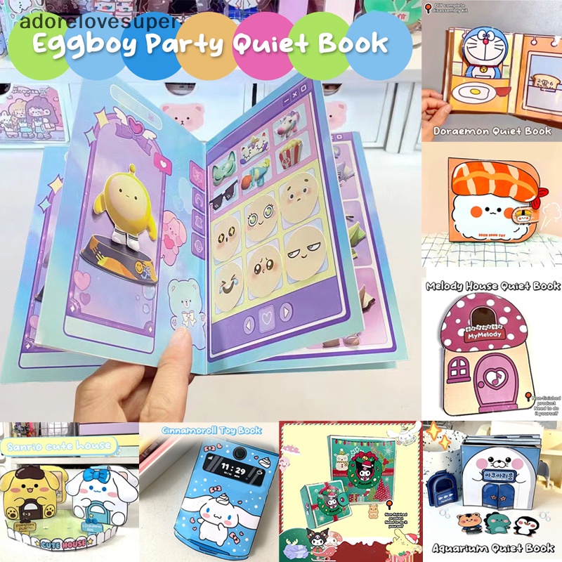 Ad1vn Đồ Chơi sticker Dán Trang Trí Hình Quyển Sách Hình Ngôi Nhà doraemon melody diy Quà Tặng Giáng Sinh Cho Trẻ Em martijn