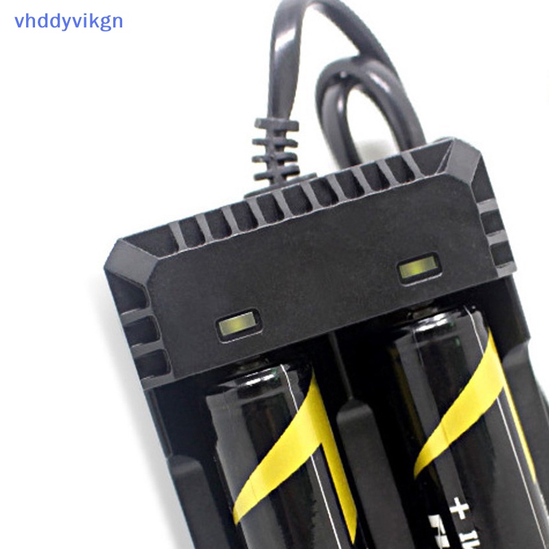 Bộ Sạc Nhanh vhdd 26650 li-ion 18650 Hai Khe Cắm Có Dây Cáp Sạc Pin lithium Thông Minh vn