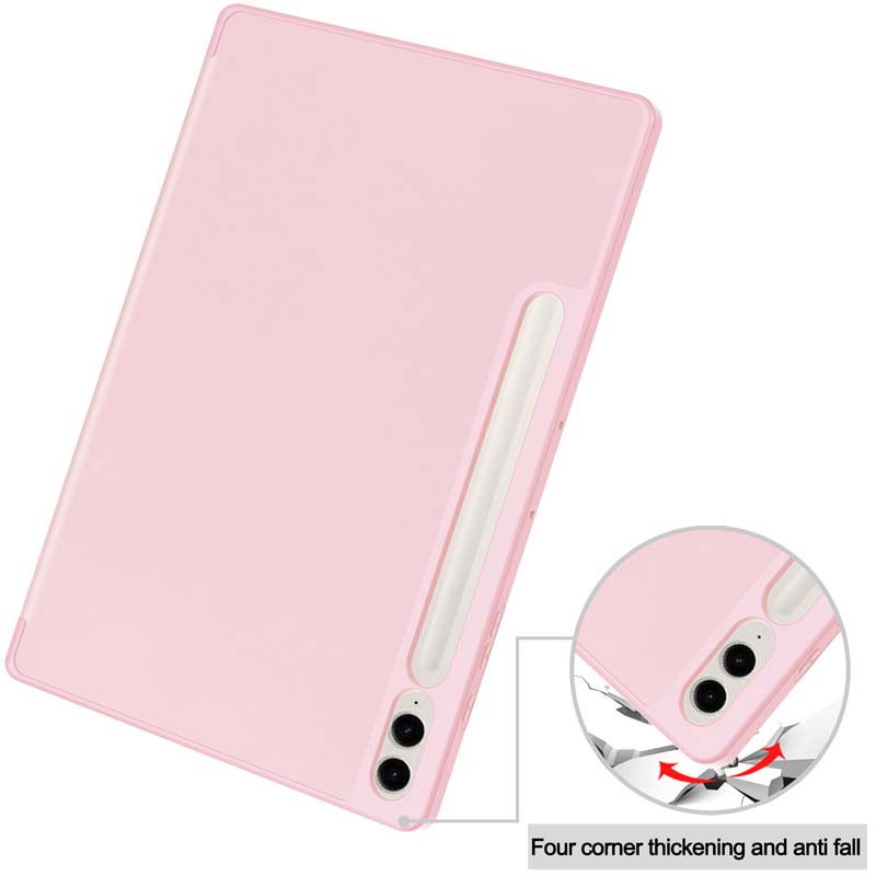 Lật Bao Da Máy Tính Bảng Mềm Có Ngăn Đựng Bút Cho Samsung Galaxy Tab S9 FE SM-X510 X516 X710 X716 S9FE 5G case S9FE+ X610 X616 S9+ X810 X816 FE+ cover fe Giá Đỡ
