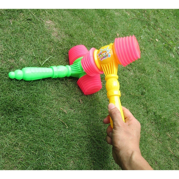 Búa Đồ Chơi Trẻ Em, Búa Gõ Hơi 2 Đầu kêu chip chip Giáo Cụ Dạy Học Cho Bé hàng đẹp
