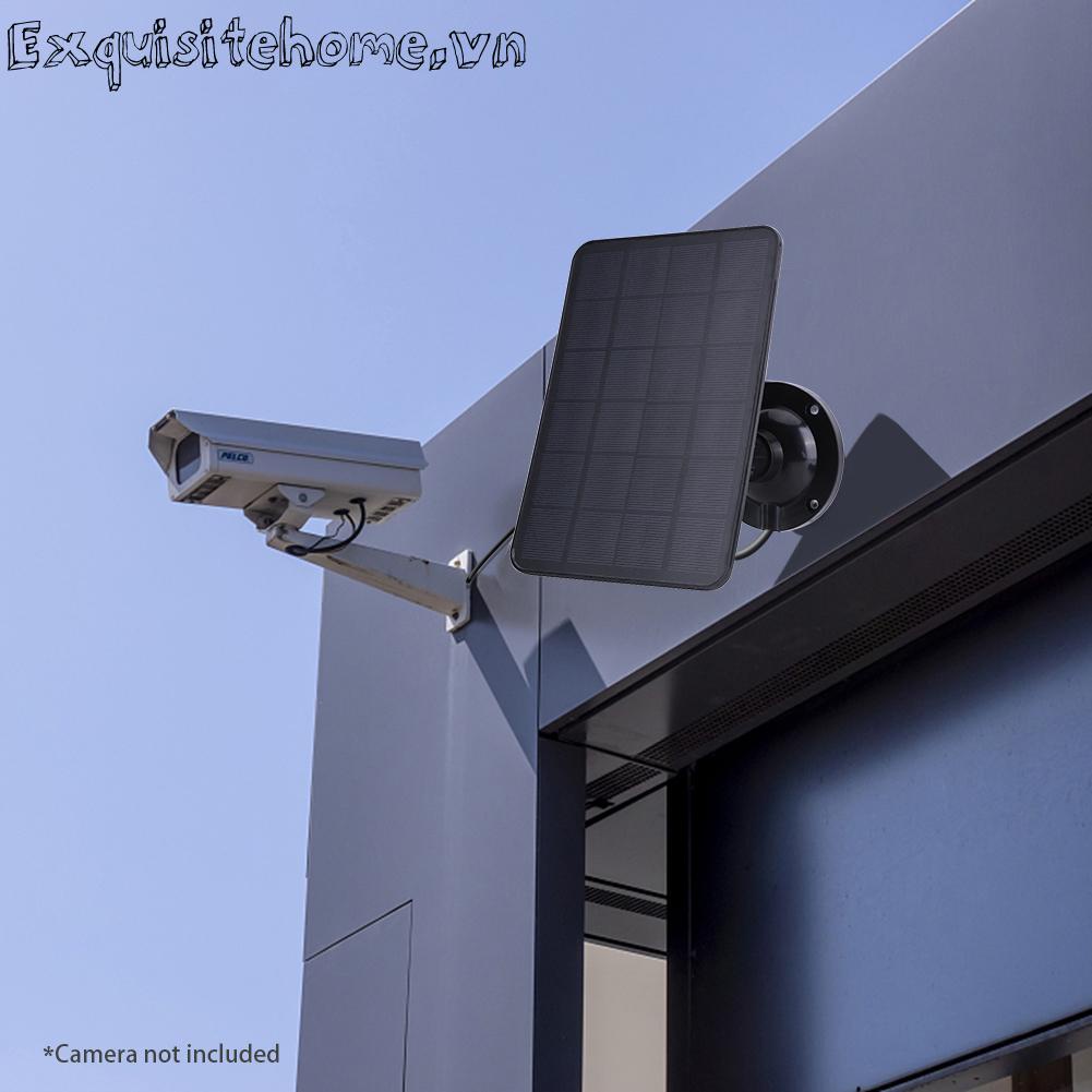 Tấm Sạc Pin Năng Lượng Mặt Trời 5v 20w Dành Cho camera An Ninh Ngoài Trời
