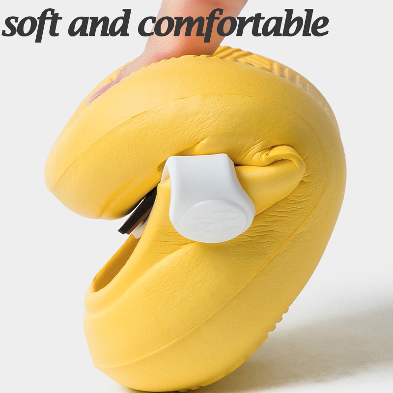 AYUER Xăng đan crocs Đế Mềm Họa Tiết Gấu Hoạt Hình Dễ Thương Cho Bé Trai Và Gái