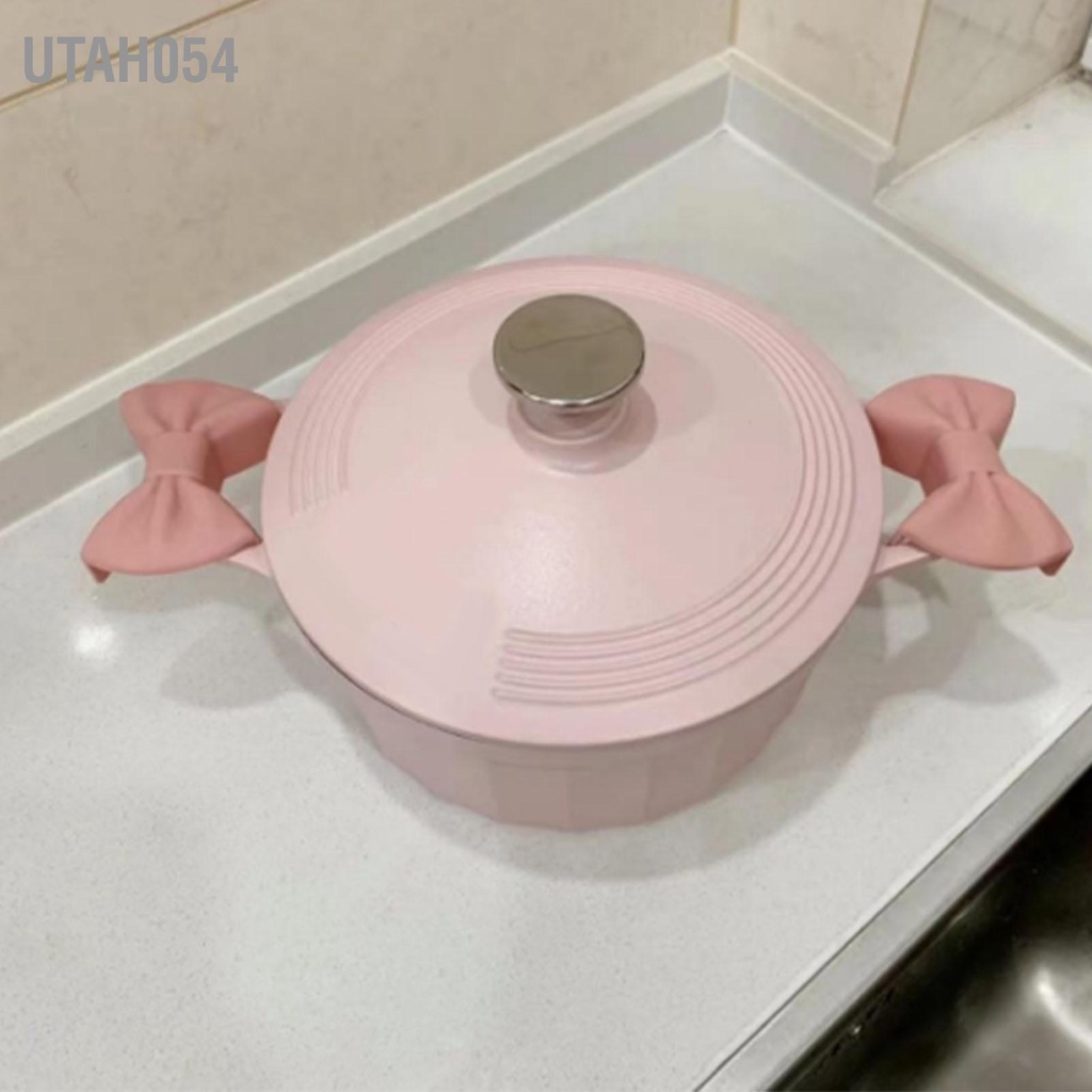 Lót Xoong nồi nhà bếp silicone hình nơ dễ thương - Găng Tay Silicone Chống Trượtt  Chống Bỏng