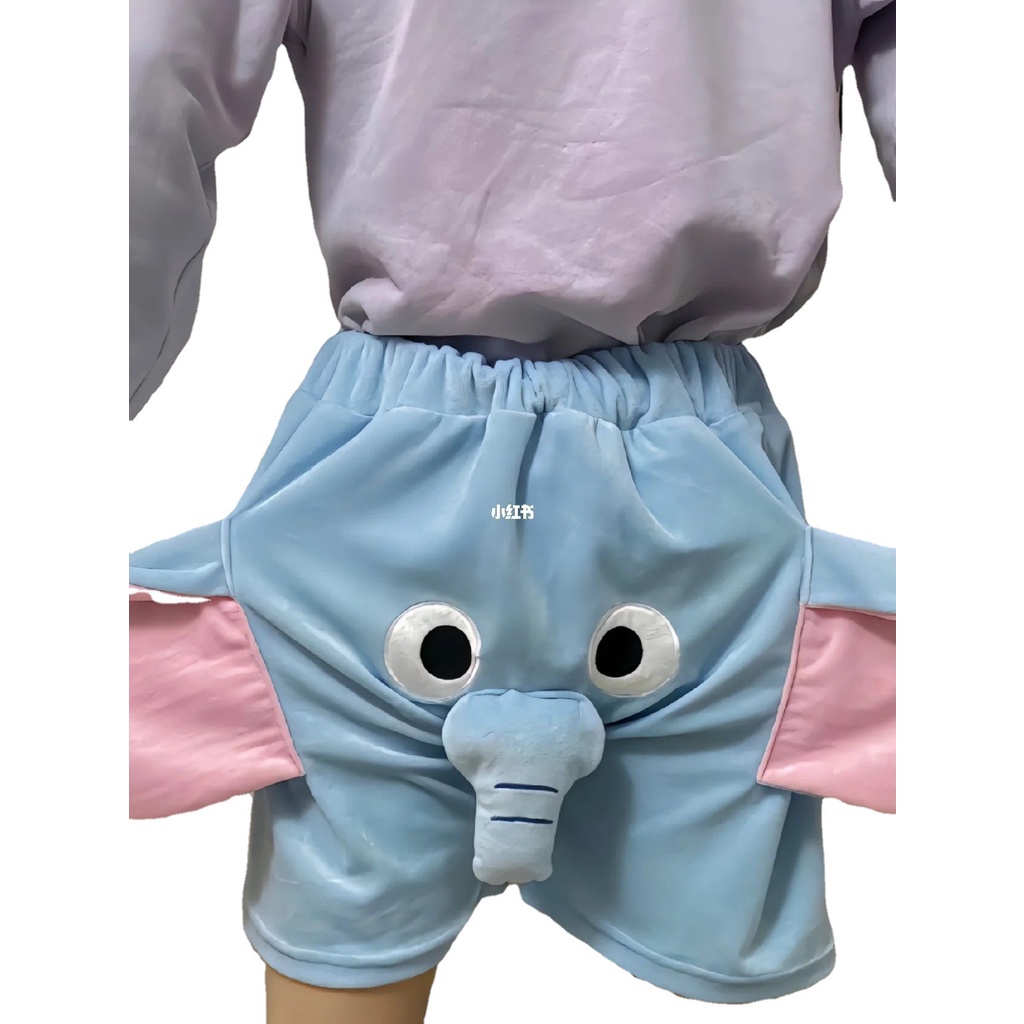 Bán Chạy Quần Đùi Ngủ Hình Voi dumbo Mũi Voi Bay Vui Nhộn Có Thể Vòng Khuyên Cho Cặp Đôi