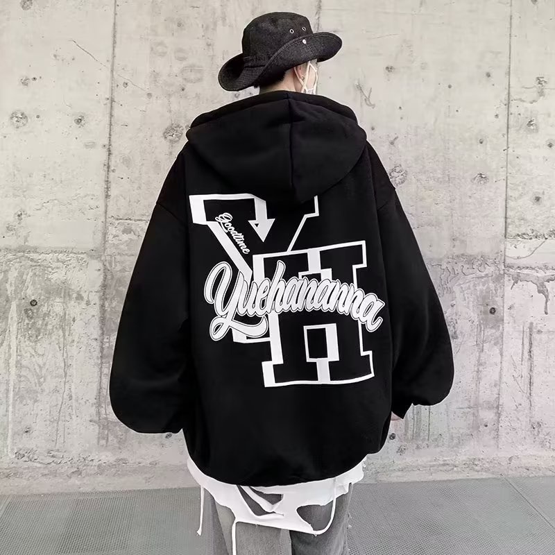 Áo Khoác Hoodie Phong Cách Đường Phố Thời Trang Xuân Thu Cho Nam Giới