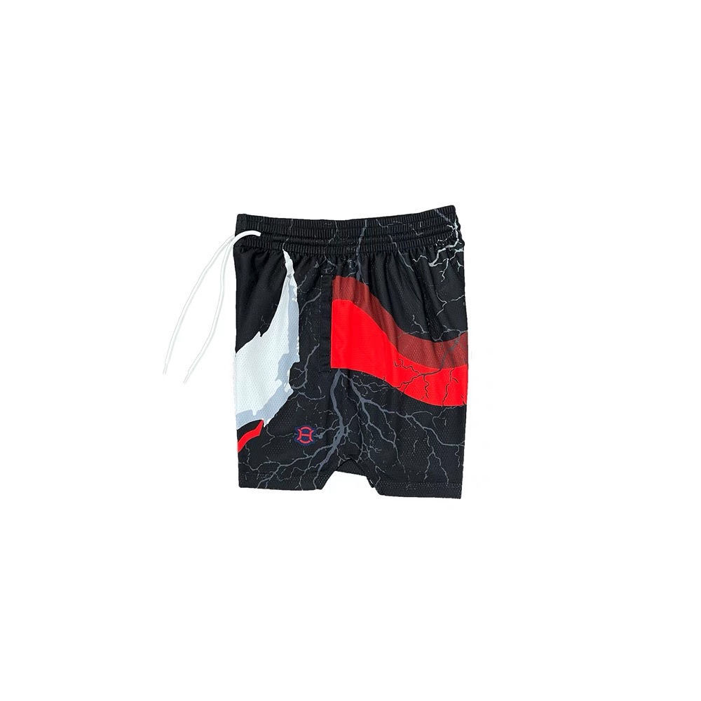 Quần Short Thể Thao Phối Lưới Thoáng Khí In Hình Truyện Tranh Mỹ Thời Trang Mùa Hè Cho Nam