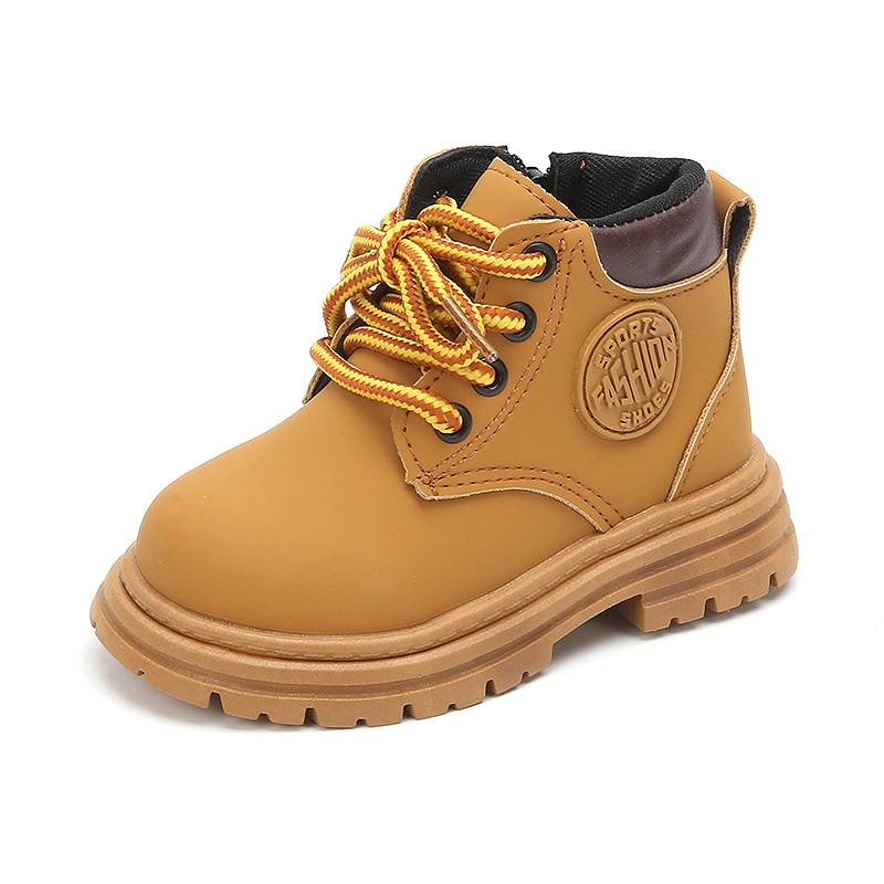 Giày Bốt martin gl2023 Đế Mềm Có Khóa Kéo Thời Trang Xuân Thu Cho Bé