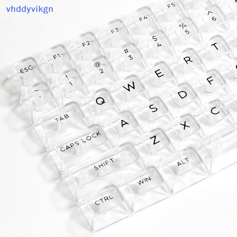 Vhdd Bộ Bàn Phím Cơ 132 Phím diy Màu Trắng Trong Suốt