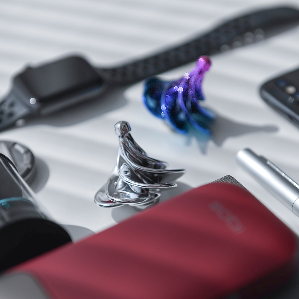 Fingertip Đồ Chơi Con Quay Giảm Căng Thẳng Tự Động Màu Sắc Tươi Sáng Cho Trẻ Em