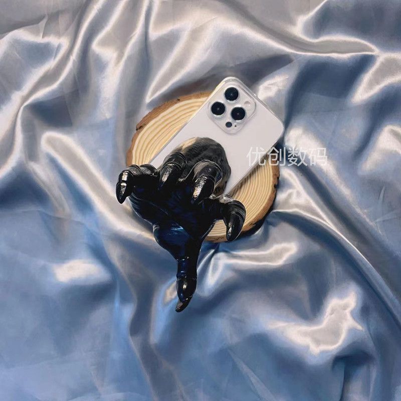 Ôp Điện Thoại Họa Tiết Bàn Tay Xấu Xí Màu Đen Chống Rơi Cho iphone 14 pro xsmax / xs / xr / se 6 / 6s / 7p / 8p Vỏ