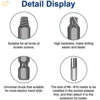 【VARSTR】Bolt Remover Brand New Damaged Screw Extractor Durable Multipurpose Tools