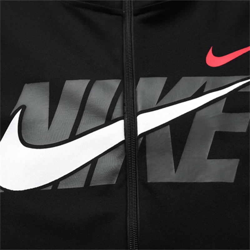 Nike Áo Khoác Hoodie Chui Đầu Dáng Rộng In logo Kiểu Thể Thao Cá Tính Cho Nam