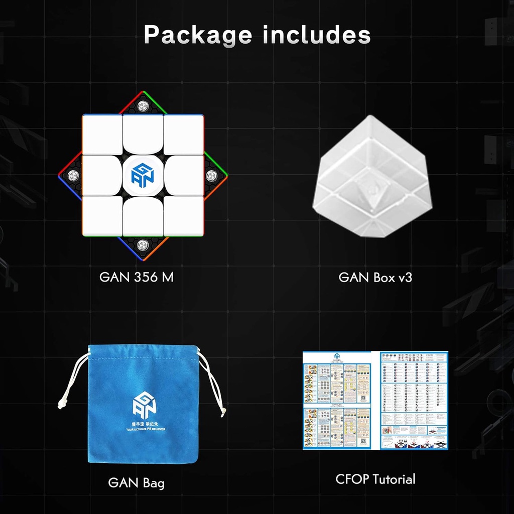 Khối Rubik 3x3 356 m lite verion 3x3 Từ Tính Đồ Chơi Cho Bé