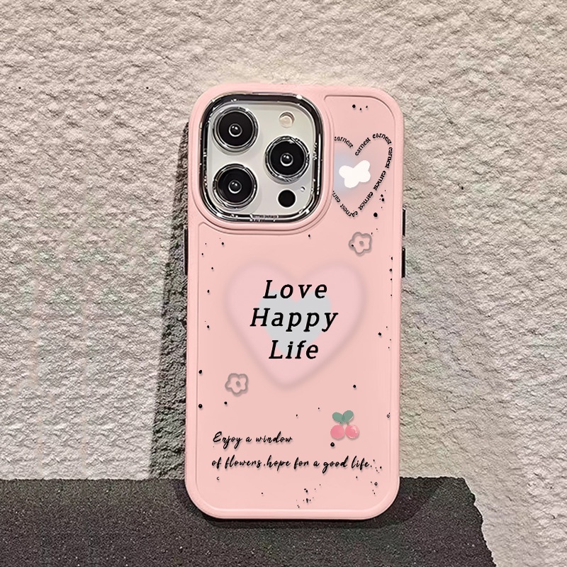 Ốp Điện Thoại Silicon Dẻo In Trái Tim iphone 11 7plus 15 13 12 12pro 15pro max 8plus 11promax 7 14promax 14 13pro 11pro xr xsmax