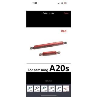 Nút nhựa mở nguồn+volume sam sung a20s-đỏ