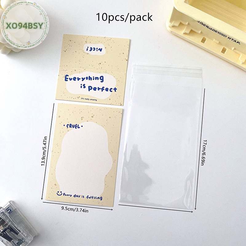 Xo94bsy set 10 Túi Đựng Ảnh 3 inch diy Họa Tiết Đáng Yêu Trang Trí Nhà Cửa vn