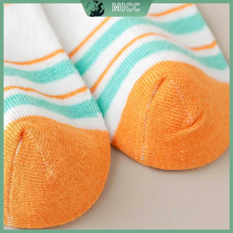Set 5 đôi vớ MICCYBC họa tiết động vật hoạt hình dễ thương cho bé