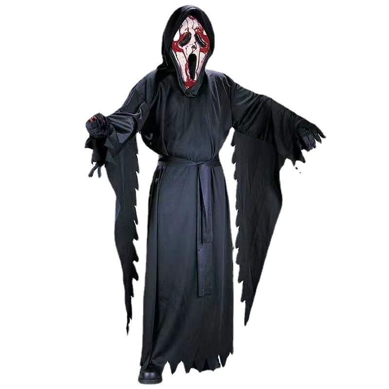 Mặt Nạ Hóa Trang Ma Quỷ Đen Kinh Dị Cho Bé Dịp halloween