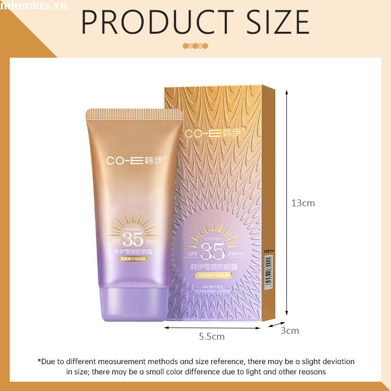 Miumiua🔮Kem chống nắng kiềm dầu nâng tông Sunplay CO-E Tone Up UV SPF 35+ Milk 40ml