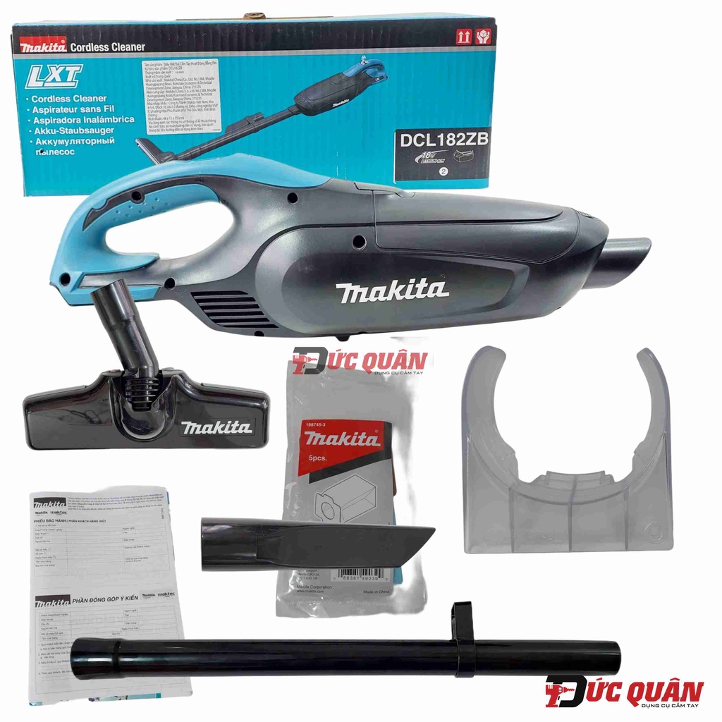 Máy hút bụi dùng pin 18v Makita DCL182ZB