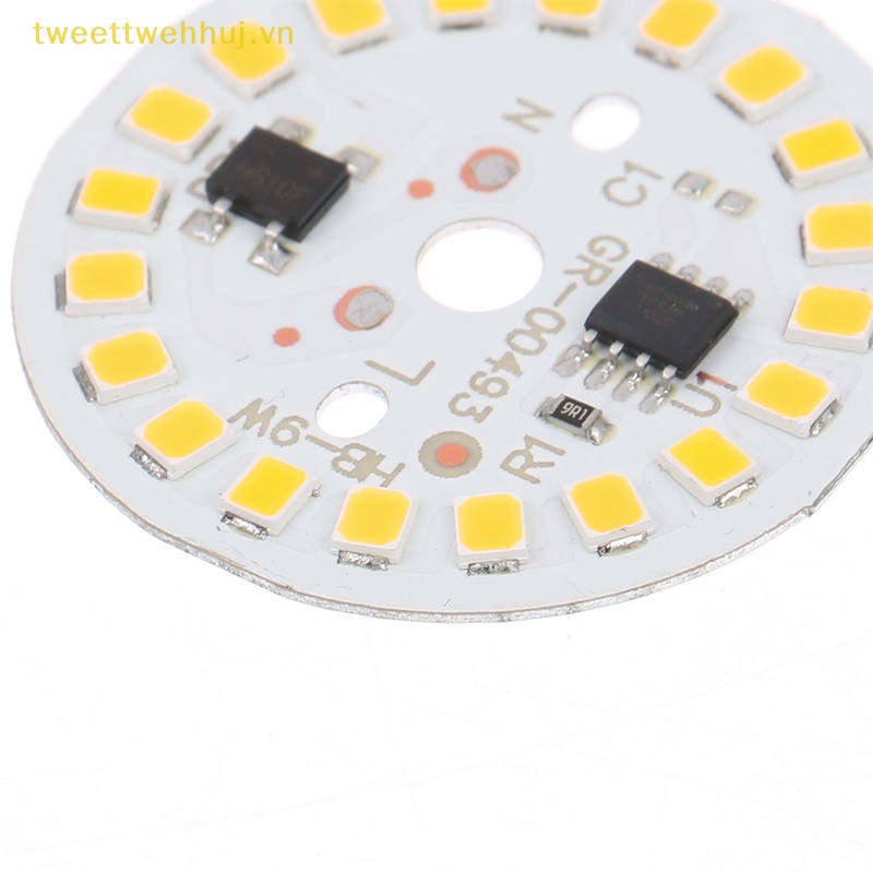 Set 2 Đèn led smd 15w 12w 9w 7w 5w 3w ac220v Ánh Sáng Trắng Ấm vn