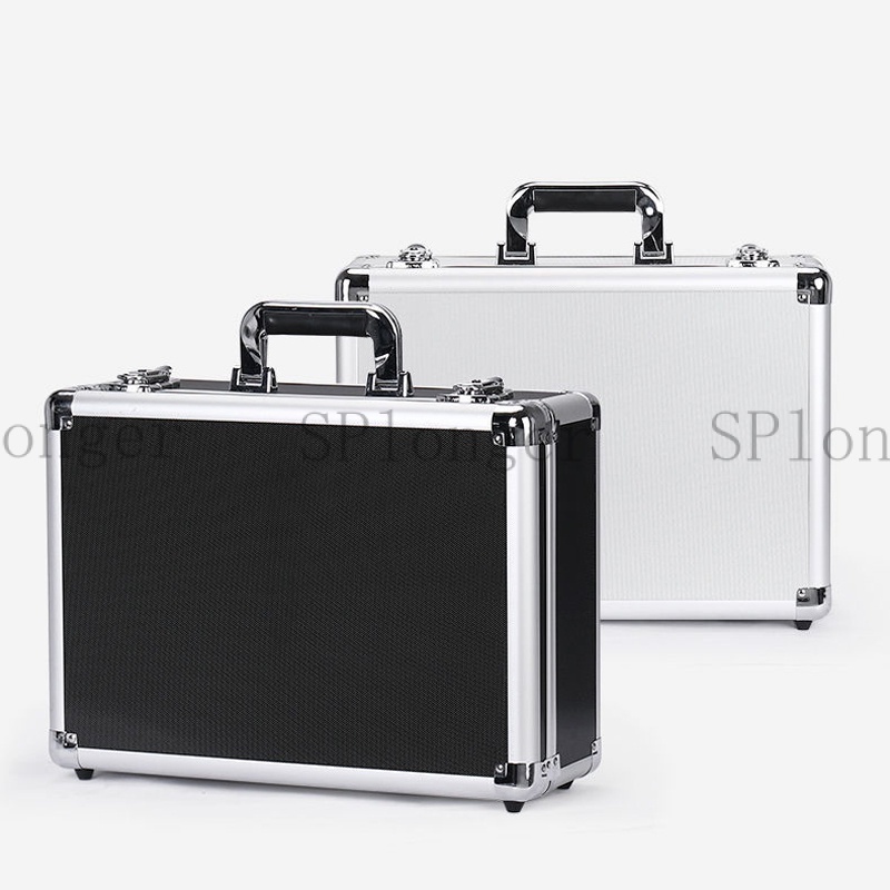Hộp Đựng Dụng Cụ Bằng Hợp Kim Nhôm Sức Chứa Lớn An Toàn Kèm Khóa Xốp Cho Thợ Điện