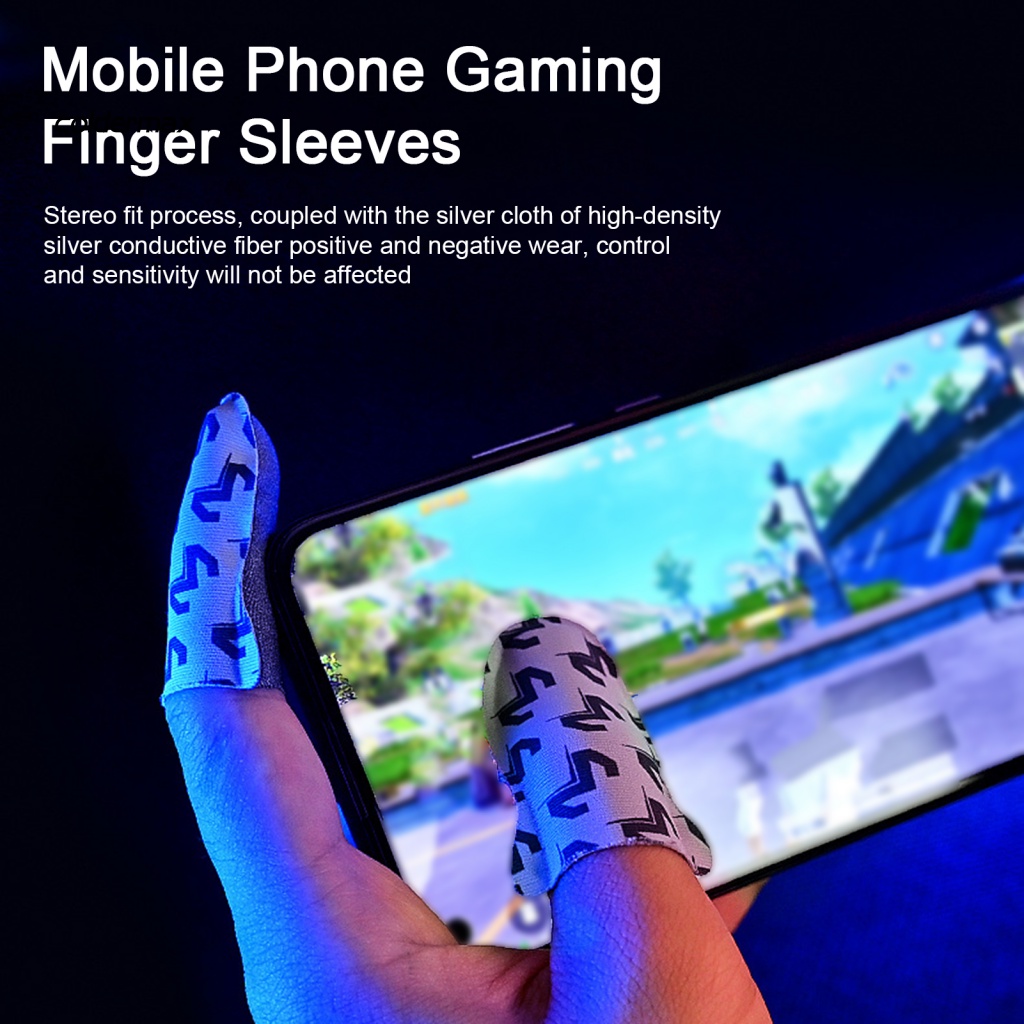 Set 2 Găng Tay Chơi game pubg fs02 Siêu Mỏng Thoáng Khí Độ Nhạy Cao