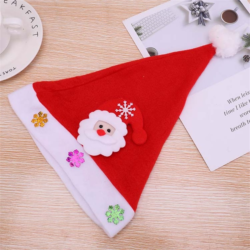 Mũ Hóa Trang Ông Già Noel Có Đèn led Dễ Thương Cho Trẻ Em Và Người Lớn