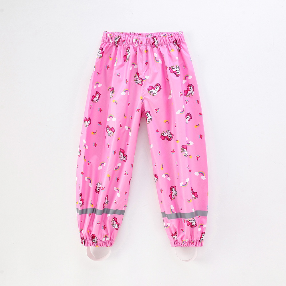 Quần Đi Mưa Mỏng Nhẹ Chống Thấm Nước Dành Cho Trẻ Em Mẫu Giáo 0811