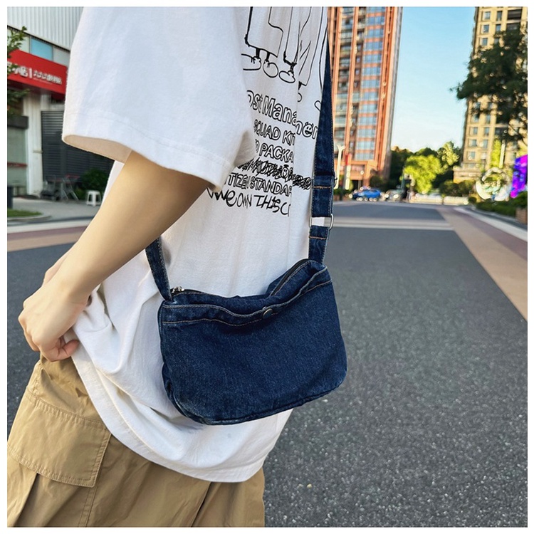 Túi Vải Đeo Chéo mini 3 Màu Thời Trang Hàn Quốc Cho Nữ