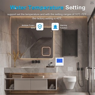 Universal Air-Source Water Heating Controller Heat Pump Auxiliary Heating Control Board Antifreeze Auto Deforst Water Flowing Warning with Sensors Failures Action Function